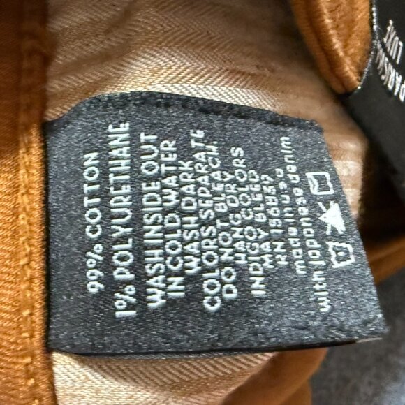 Monfrere Mens Brando Chino Pants Toffee Brown Sz 38x36‎ Stretch Slim Comfy NWT - Picture 8 of 14